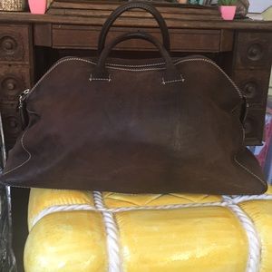 Zagliani Tomodachi Luggage Overnight Bag RARE